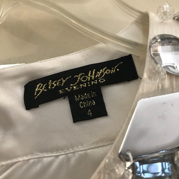 Betsey Johnson White Silk Dress - Picture 4 of 5